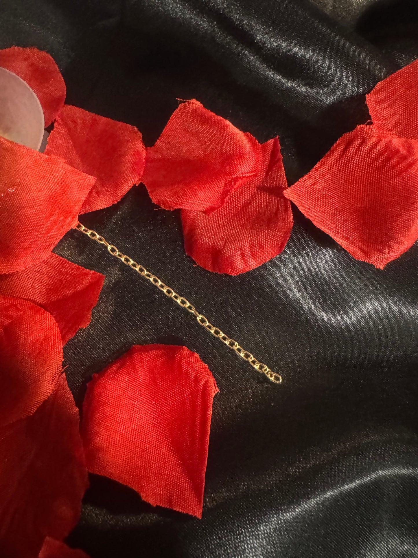 Catalina 14 K solid gold permanent chain (measured per inch)