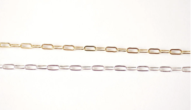 Flat Drawn Cable 925 Sterling Silver Unfinished Chain *Priced Per Inch*