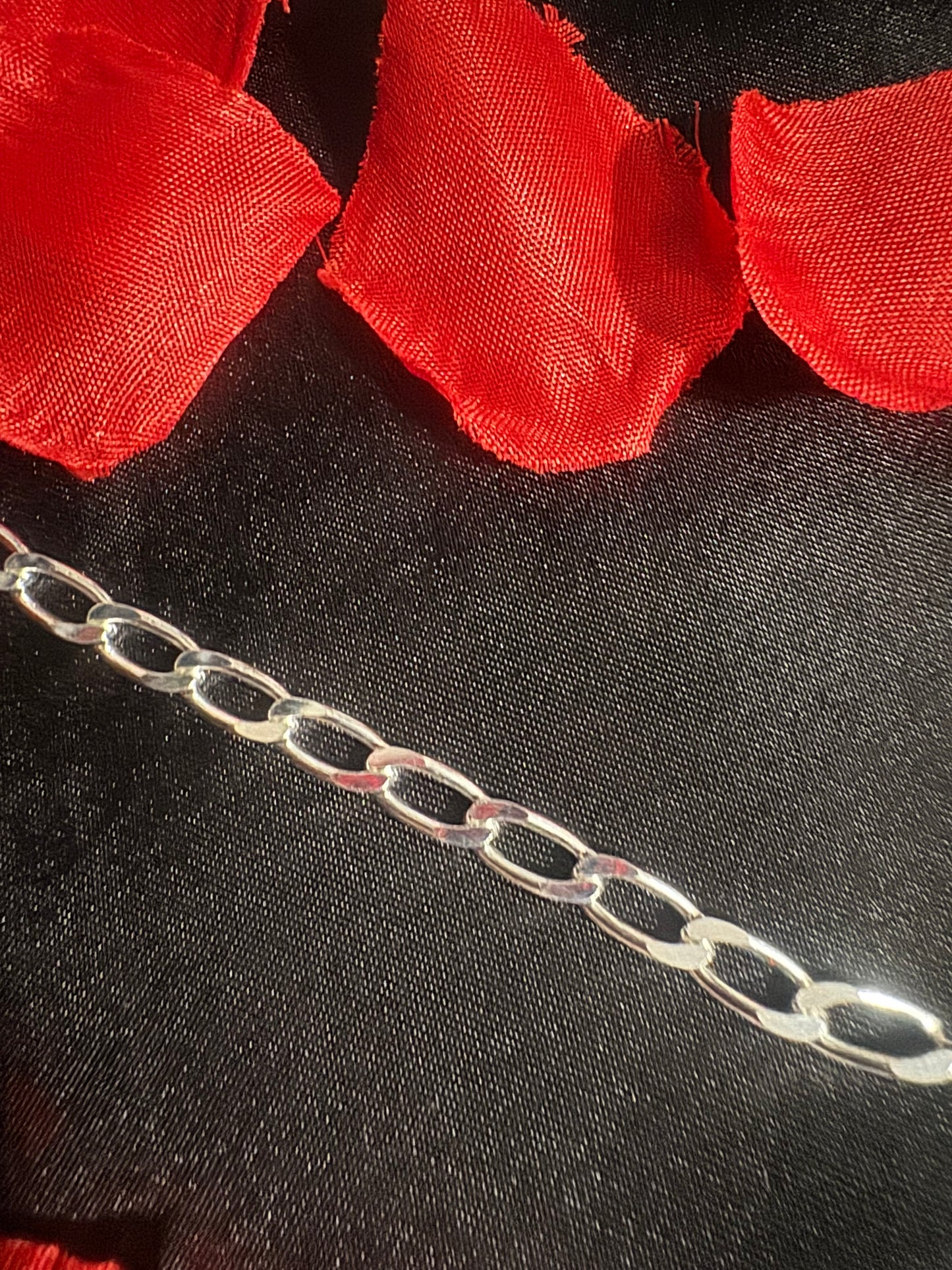 Heavy Oval Curb Chain .925 sterling silver