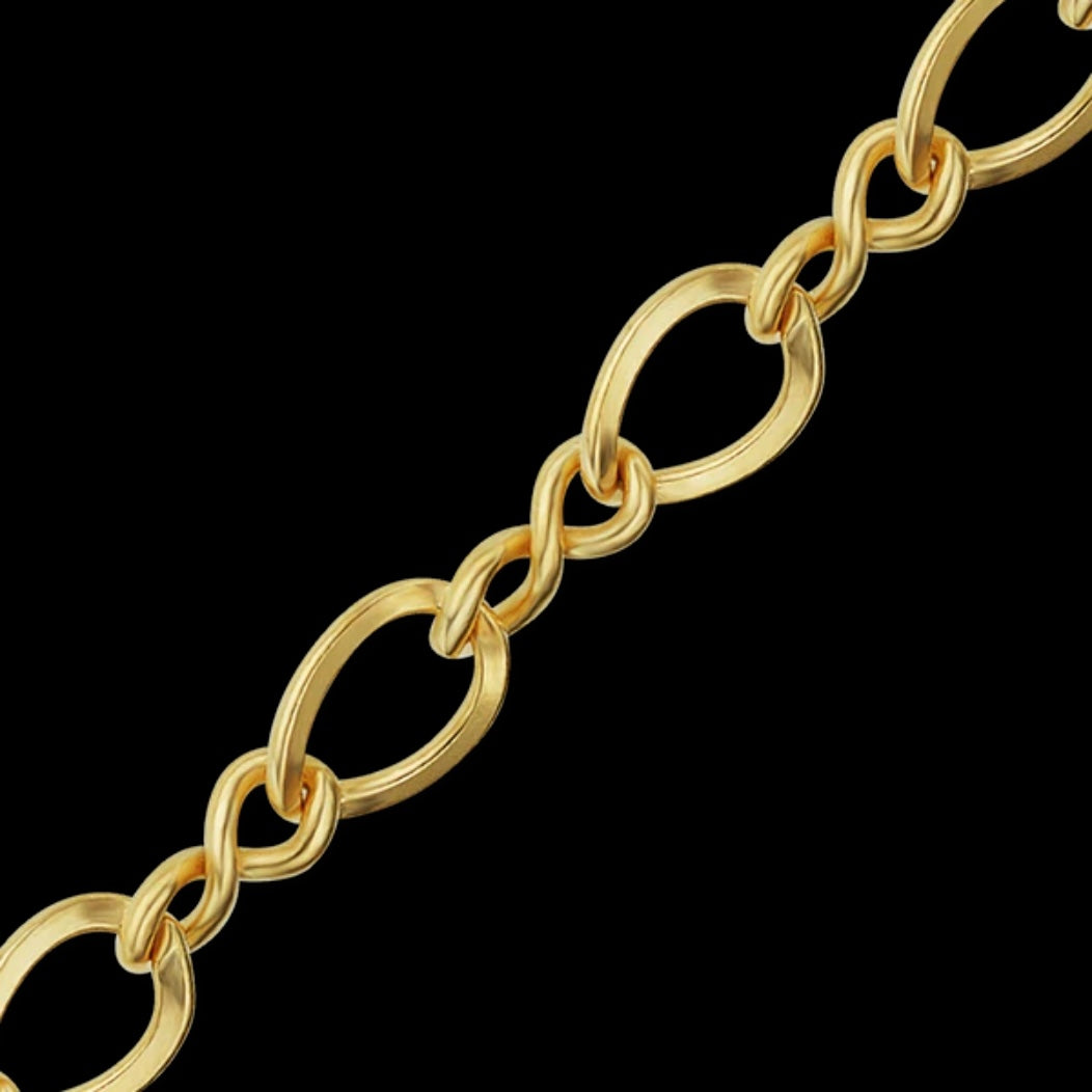 Figure Eight 14 K Gold Filled Unfinished Chain *Priced Per Inch*