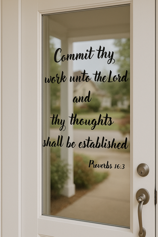 Commit Thyself Decal